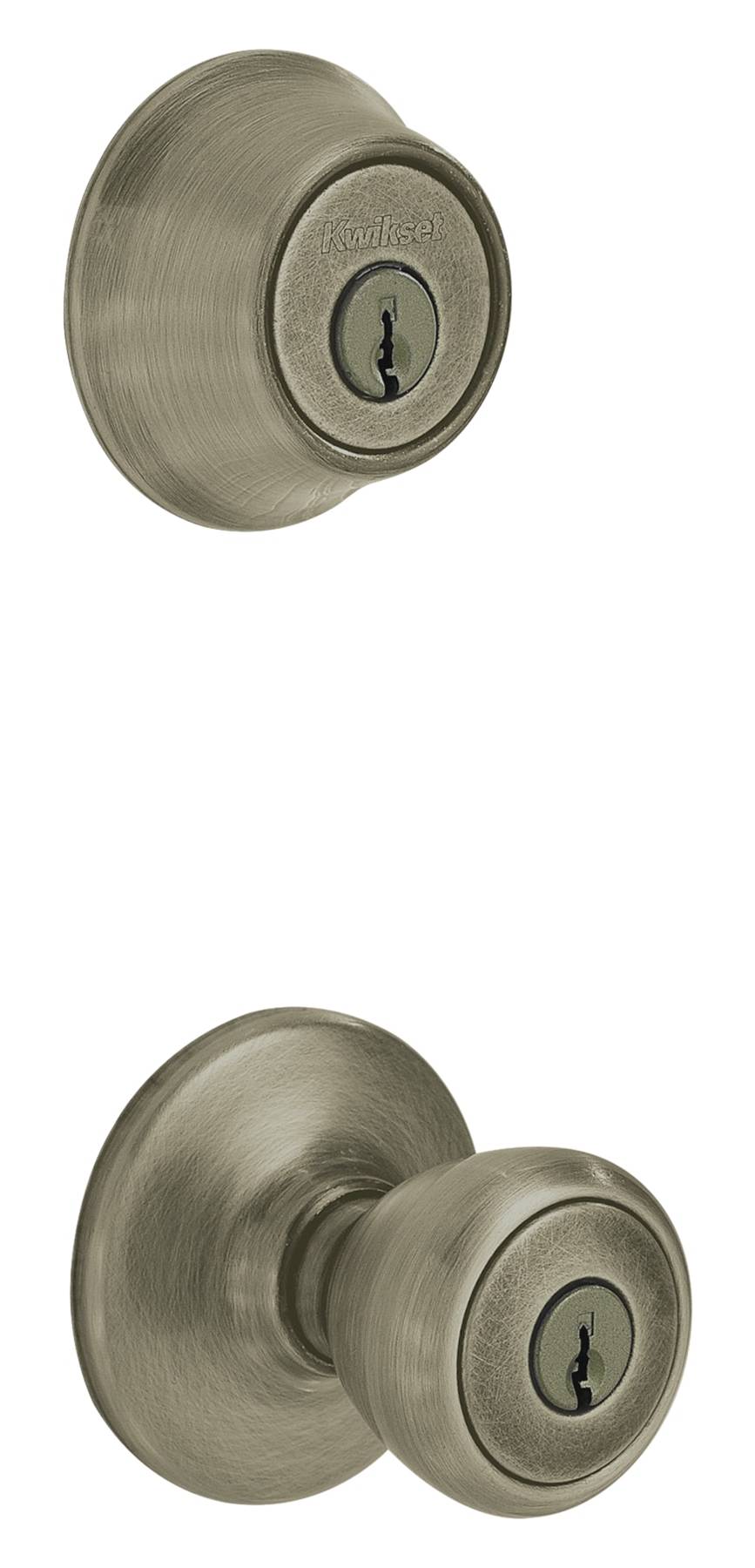 Kwikset Clear pack Combo Tylo Entry Single Cylinder Deadbolt Door Lock (2 ct)
