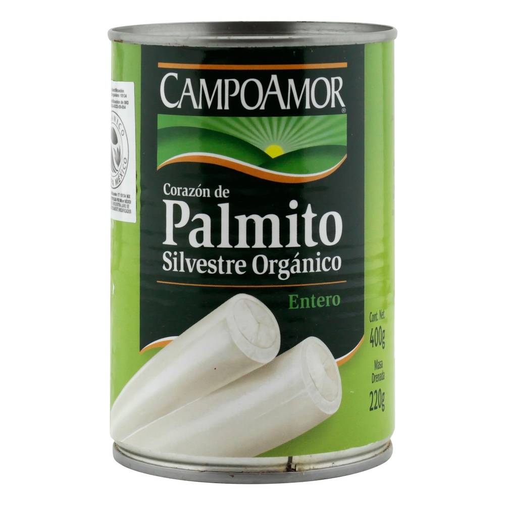 Campo Amor · Corazones de palmito enteros (400 g)