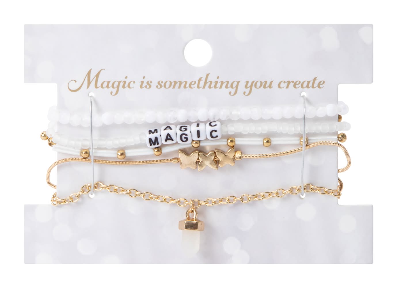 Inspirational Multi- Charm Bracelet Magic