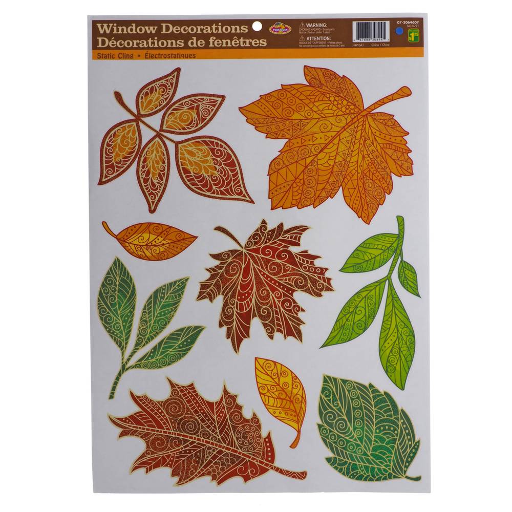 Thanksgiving-Decorative Window Stickers