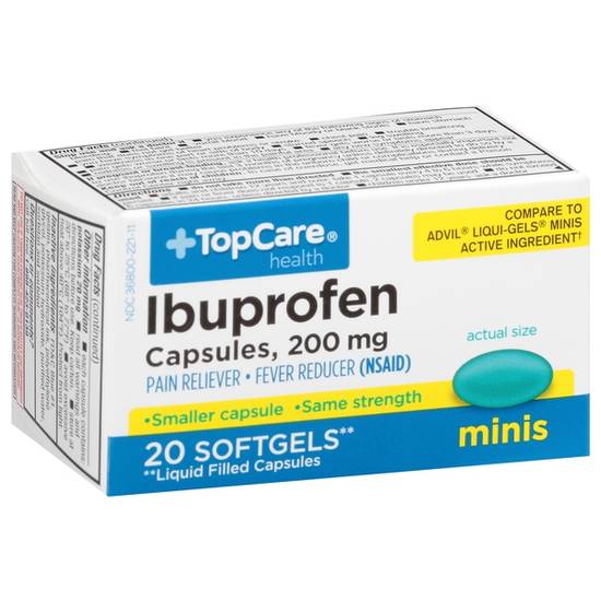 Topcare Ibuprofen 200 mg Softgels Minis