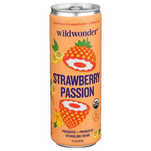 Wild Wonder Passion Probiotic Drink (12 fl oz) (strawberry)