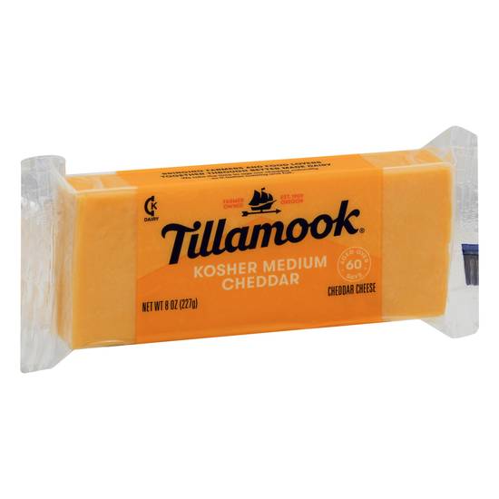 Tillamook Kosher Medium Cheese (8 oz)
