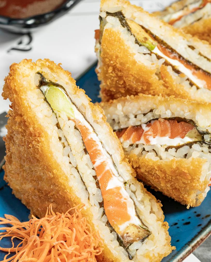 Crunchy Salmón Sandwich