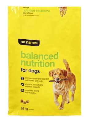 No Name Nutrition Équilibrée Pour Chiens / Balanced Nutrition For Dogs 16.0 KG