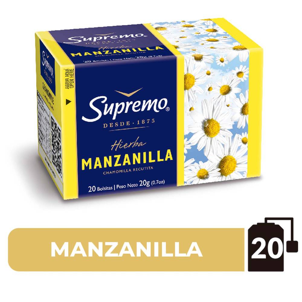 Supremo infusión de manzanilla (20 g)