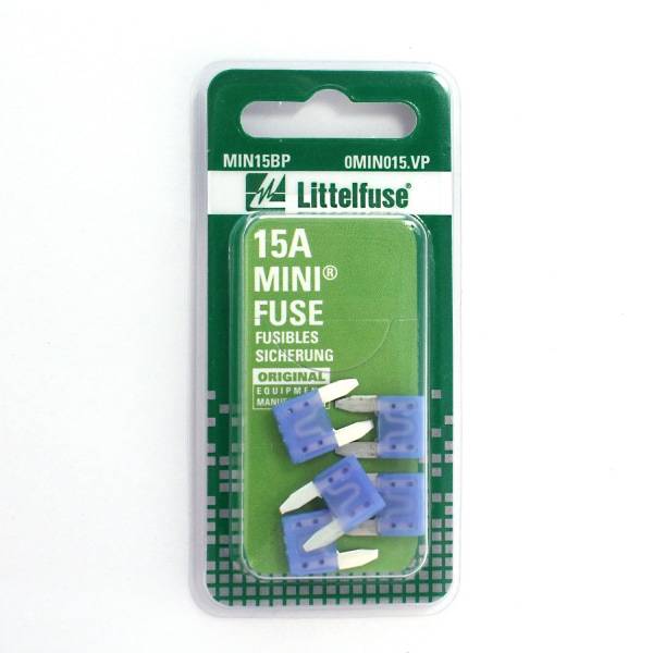 Littelfuse Fuse - Mini Blade 32V 15A 5-pc card