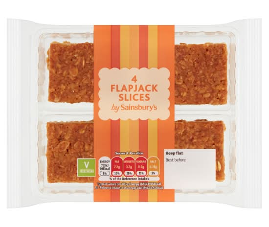Sainsbury's Flapjack Slices (4 pack)