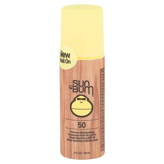Sun Bum Broad Spectrum Spf 50 Sunscreen Roll-On Lotion