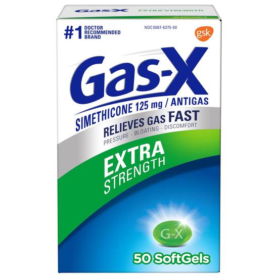 Gas-X Extra Strength Anti-Gas Softgels, 50 CT