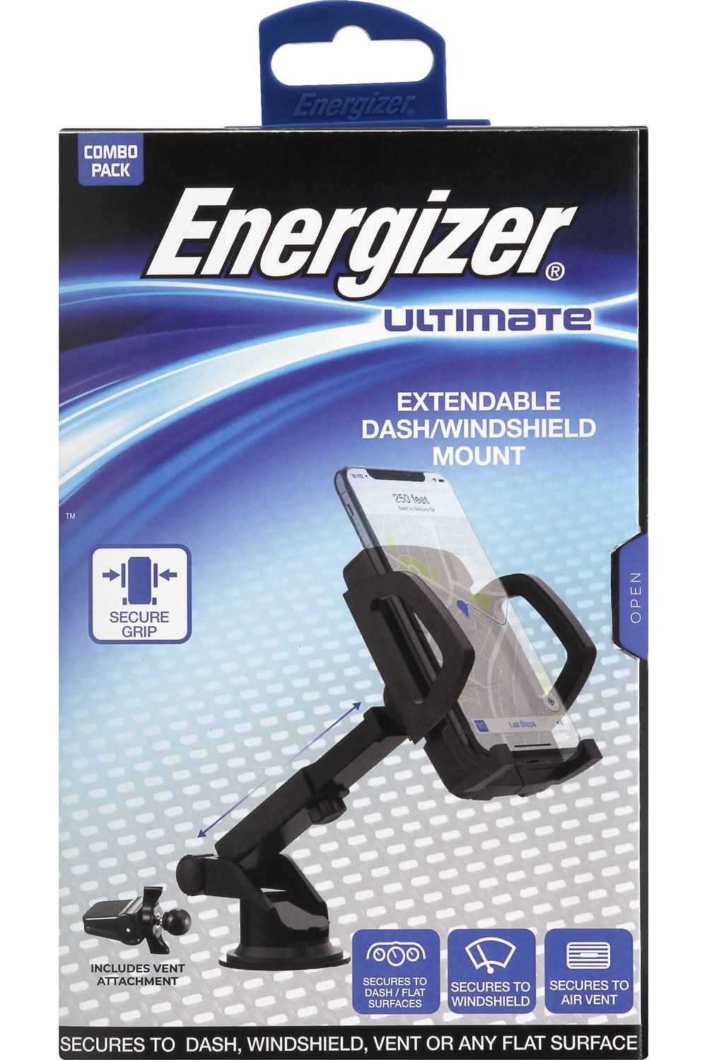 Energizer Dash/Windshield Mount