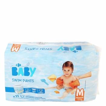 Pañales Bañador Carrefour Baby Talla 5 +12 kg 11 uds