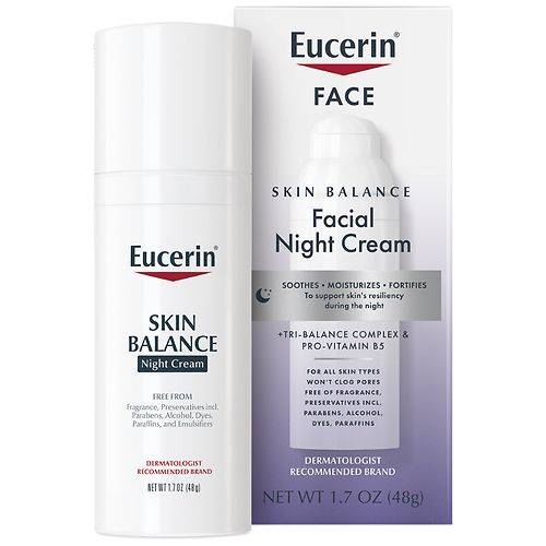 Eucerin Face Moisturizing Night Cream - 1.7 oz