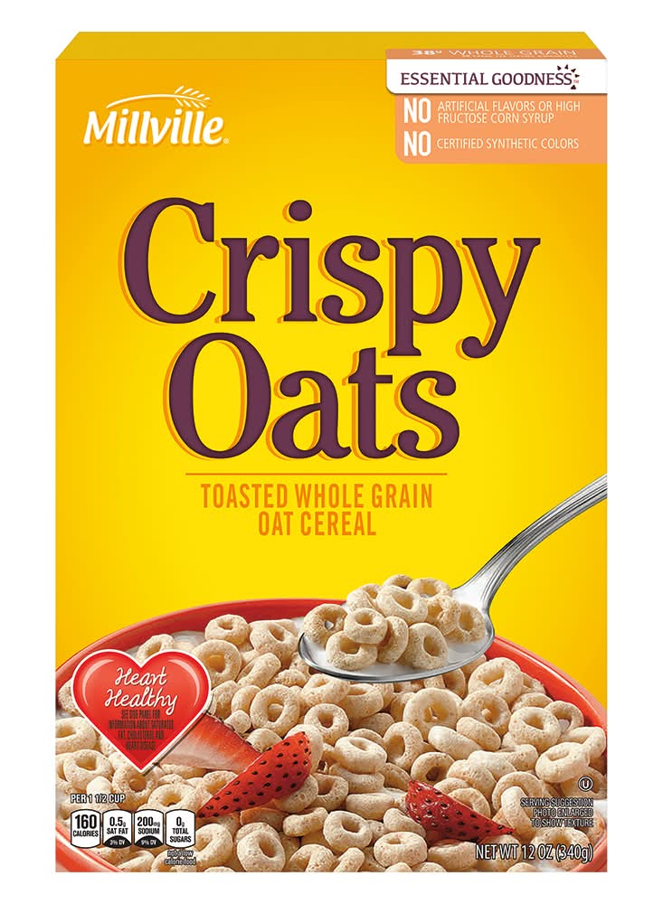 Millville Toasted Crispy Cereal Oats (12 oz)