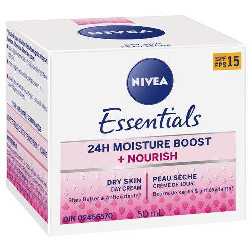Nivea Essentials 24h Moisture + Nourish Day Spf 15 (50 ml)