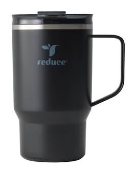 Reduce Hot1 Insulated Stainless Steel Travel Mug With Steam Release Lid, Black