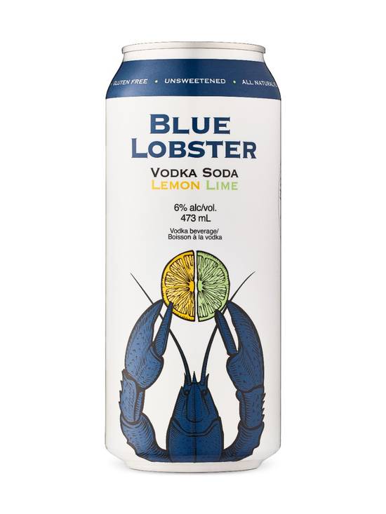Blue Lobster · Vodka Soda Lemon Lime (473 mL)