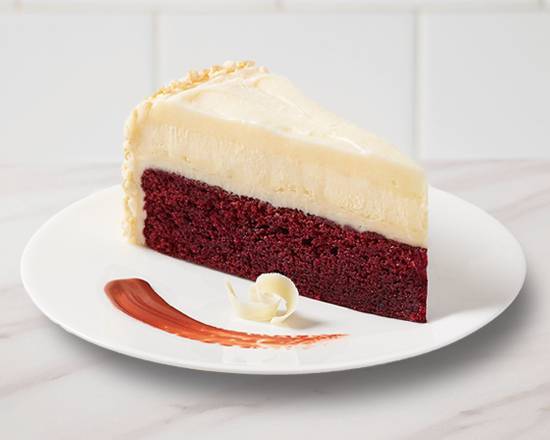 Red Velvet Cake Cheesecake Slice