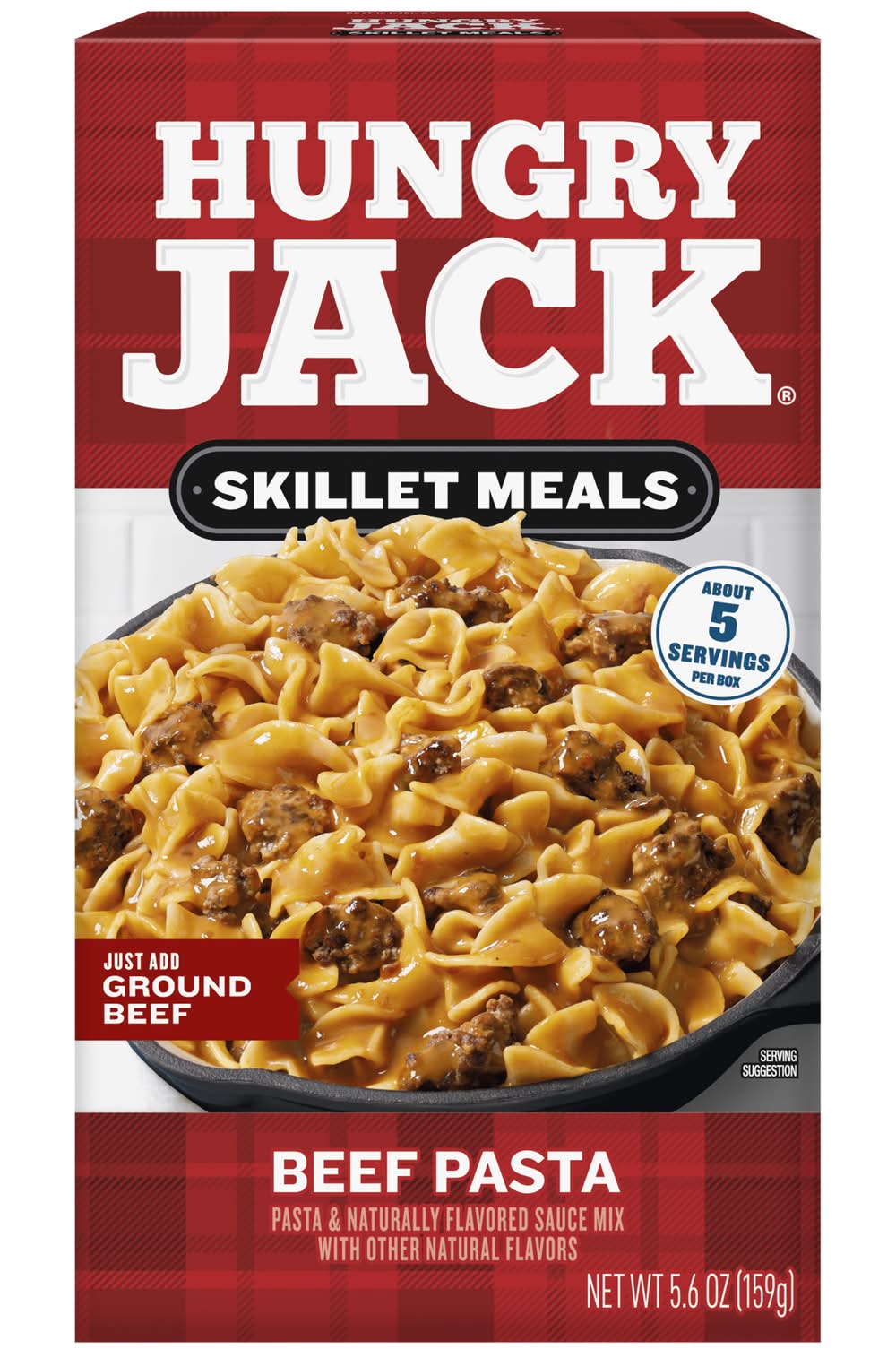 Hungry Jack Beef Pasta Skillet Meals (5.6 oz)
