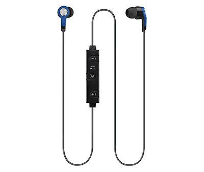 Blue Sport Bluetooth Earbuds