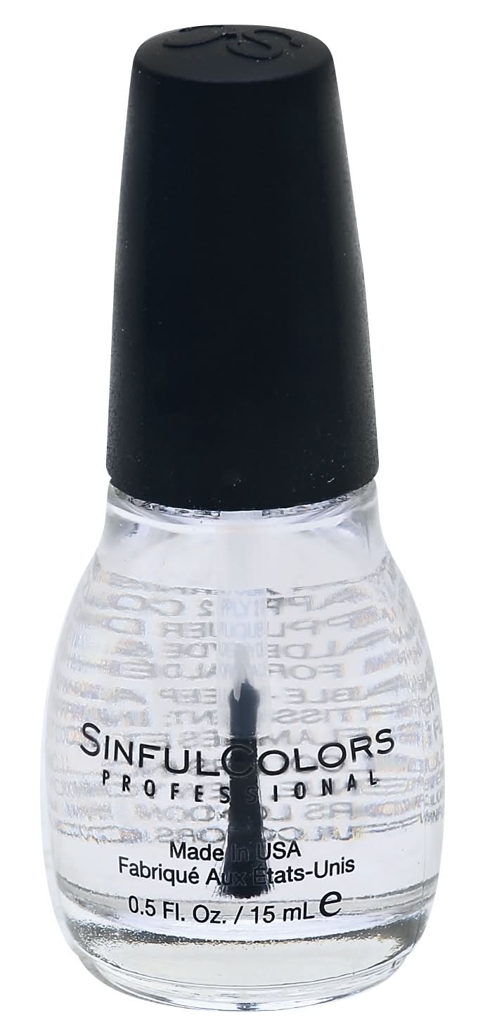SinfulColors Clear Coat Nail Polish (0.6 oz)
