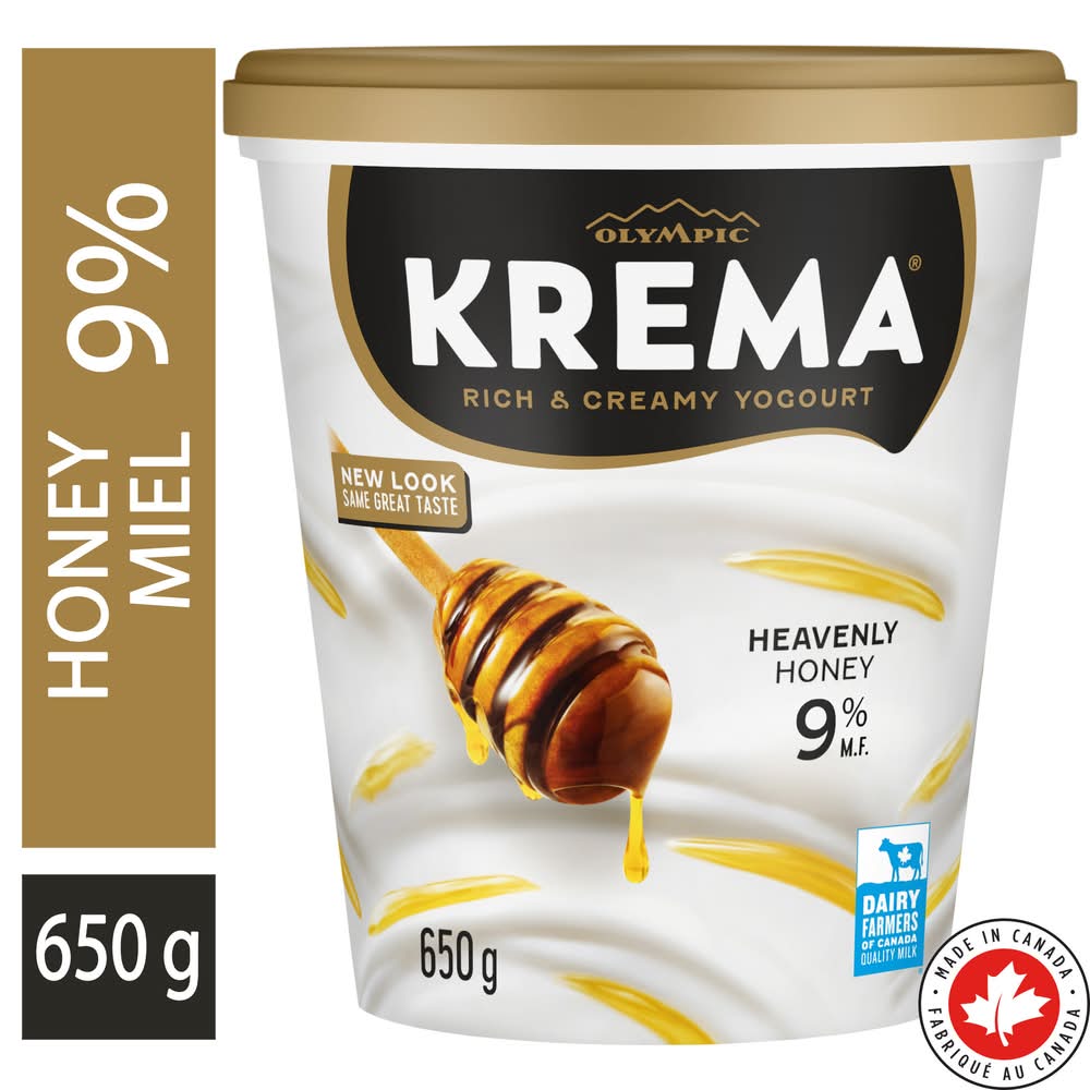 Olympic Krema Yogurt, Honey (650 g)