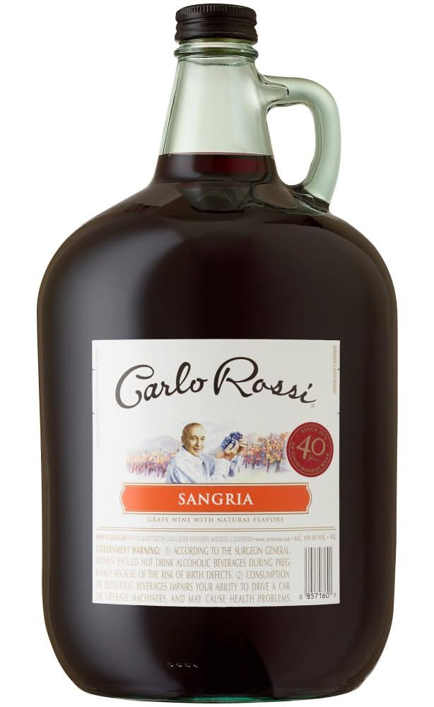 Carlo Rossi Sangria Grape Wine, Sangria (4 L)
