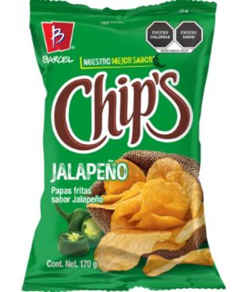 Chip's · Papas fritas, jalapeño (170 g)