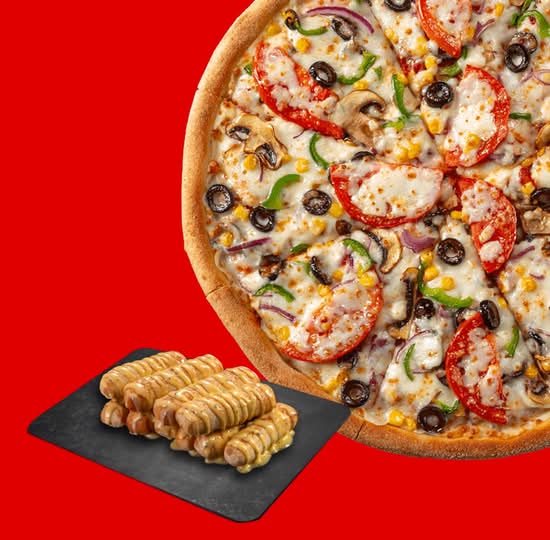 Pizza Familiar + Palitos