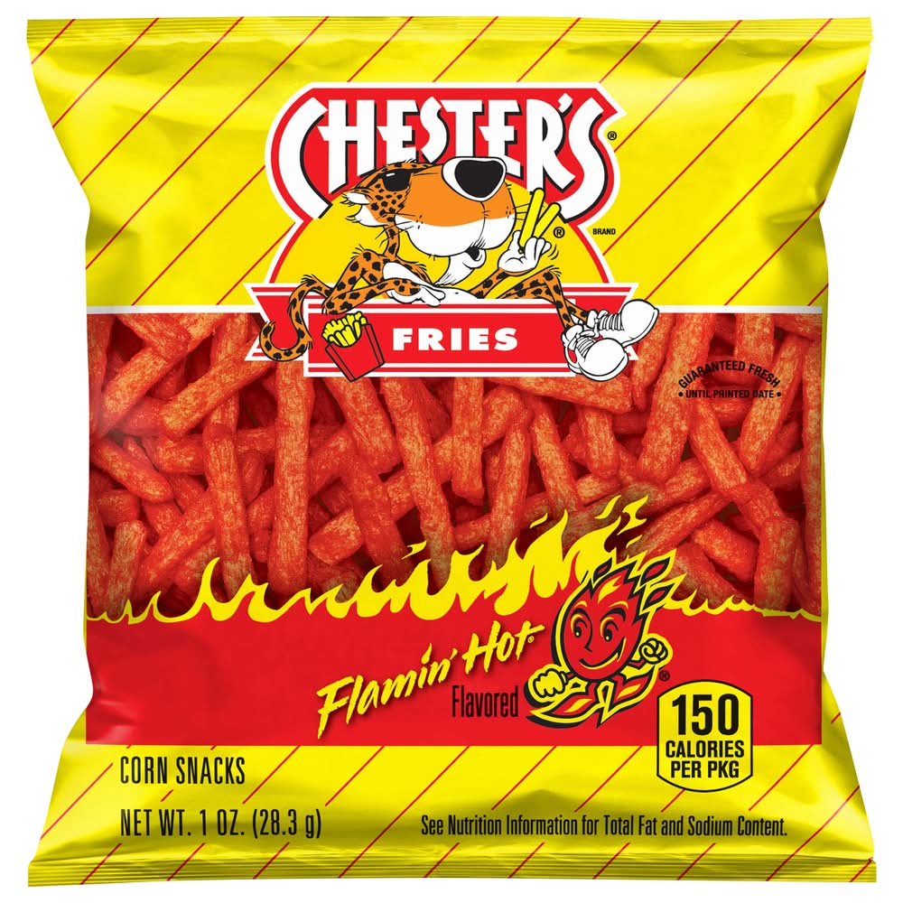 Chester's Fries Corn Snacks, Flamin Hot (1 oz)