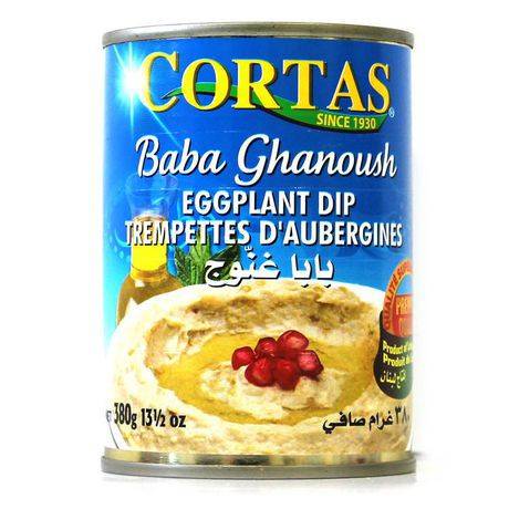 Cortas trempette d'aubergine de cortas (380 g) - baba ghanoush eggplant dip (380 g)