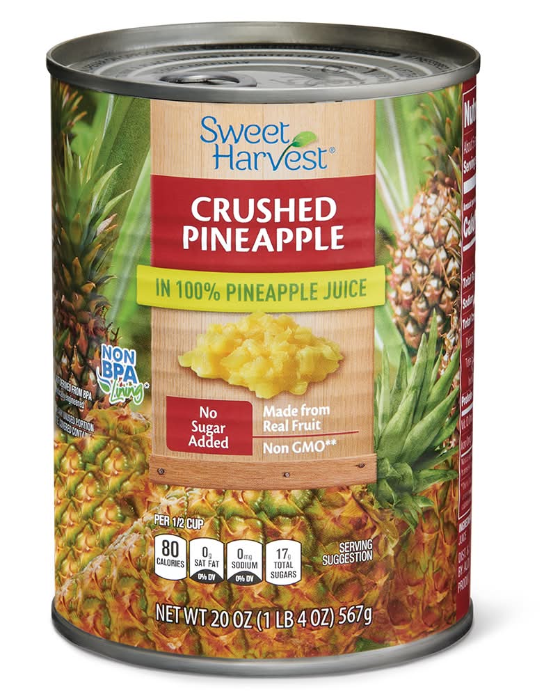 Sweet Harvest Crushed Pineapple in Pineapple Juice