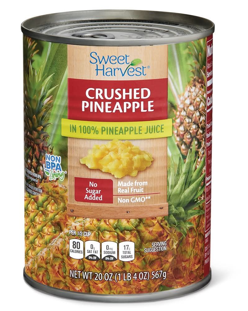 Sweet Harvest Crushed Pineapple in Pineapple Juice