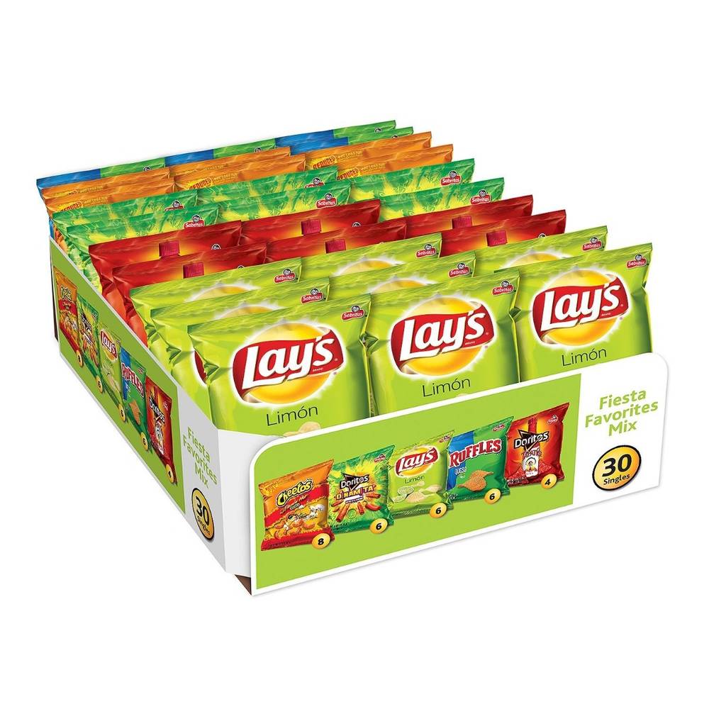 Frito Lay - Fiesta Favorites Variety Pack, 30 Ct (30 Units)