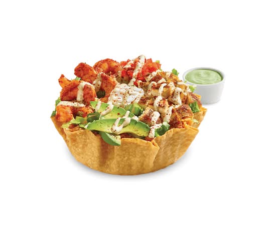 NEW Baja Chicken & Shrimp Tostada