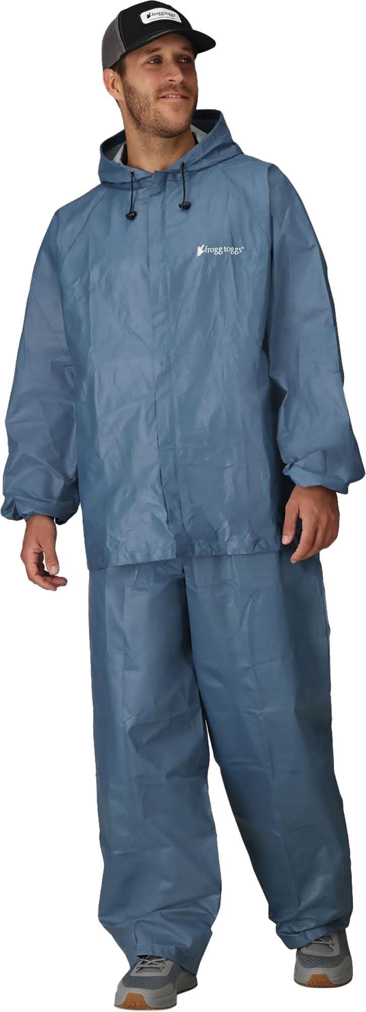 frogg toggs DriDucks Ultra-Lite Rain Suit (Blue, XXL)