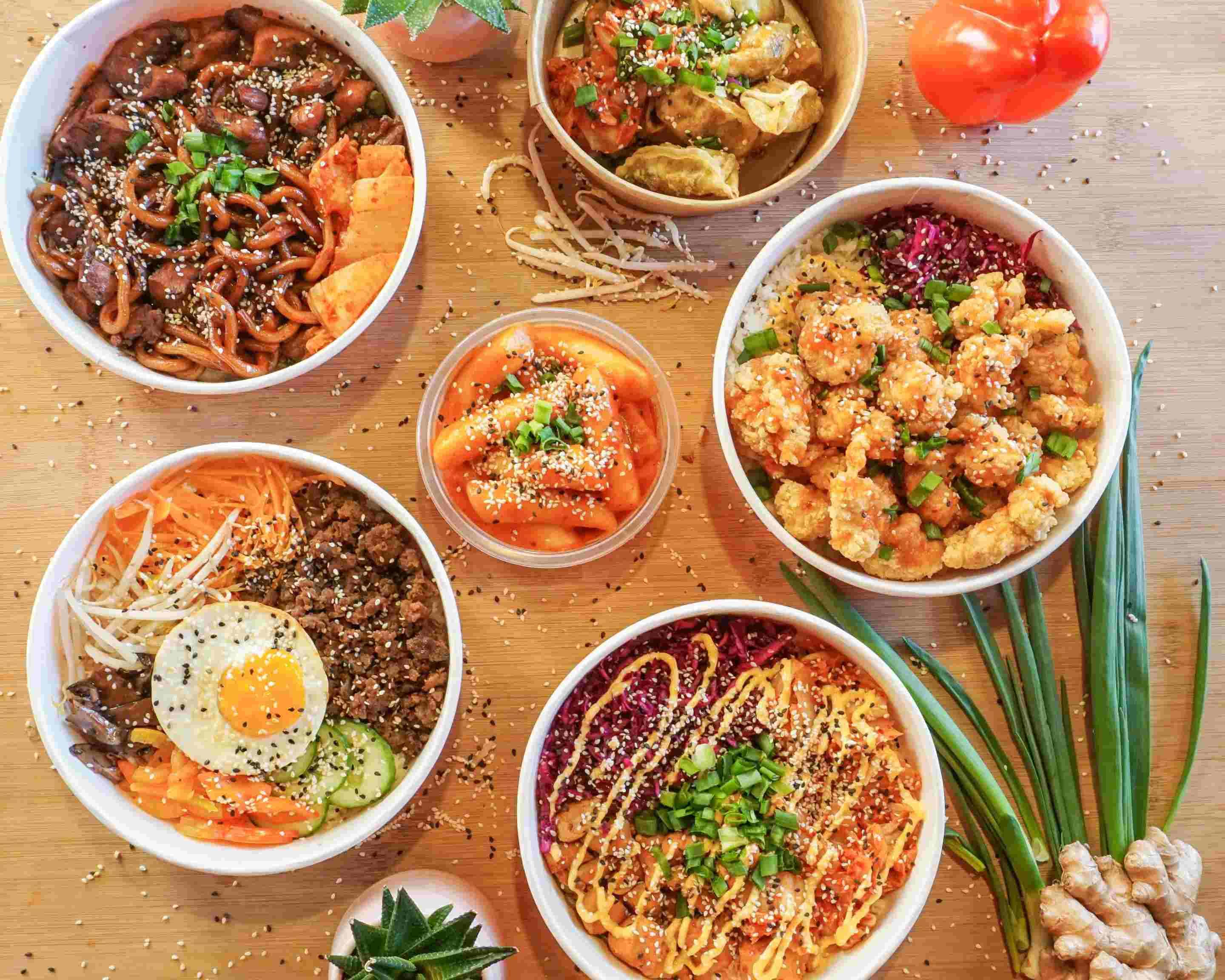 Dostawa z restauracji CHINGU Korean street food Ferio Gaj Wrocław