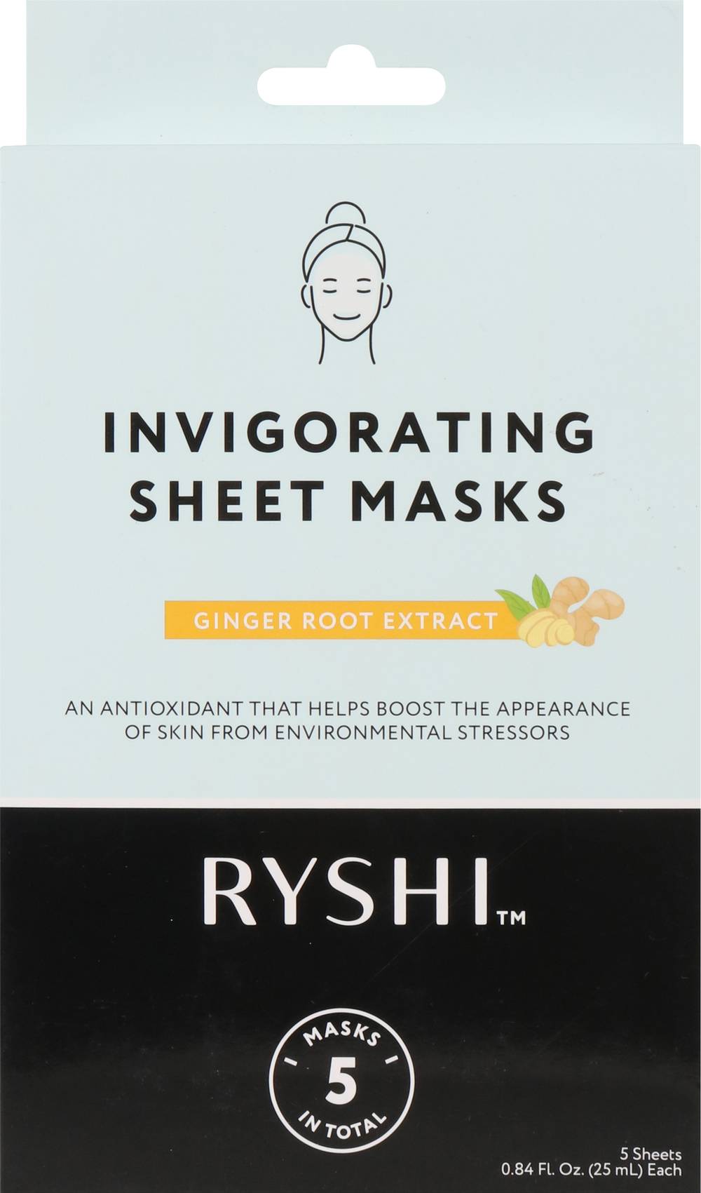 Ryshi Invigorating Sheet Masks
