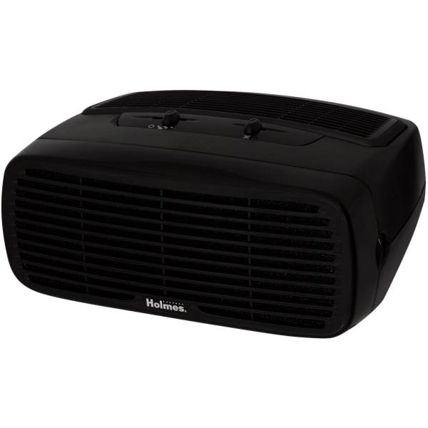 Holmes Hepa-Type Desktop Air Purifier, 109 Sq. Ft. Coverage, 6-5/16"h X 13"w X 9-3/4"d, Black