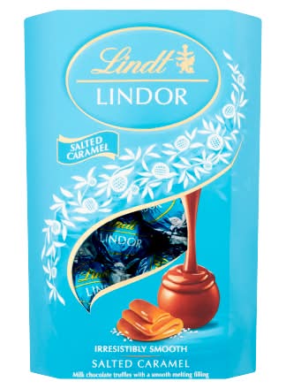 Lindt Salted Caramel, Lindor Chocolate Truffles Box (200g)