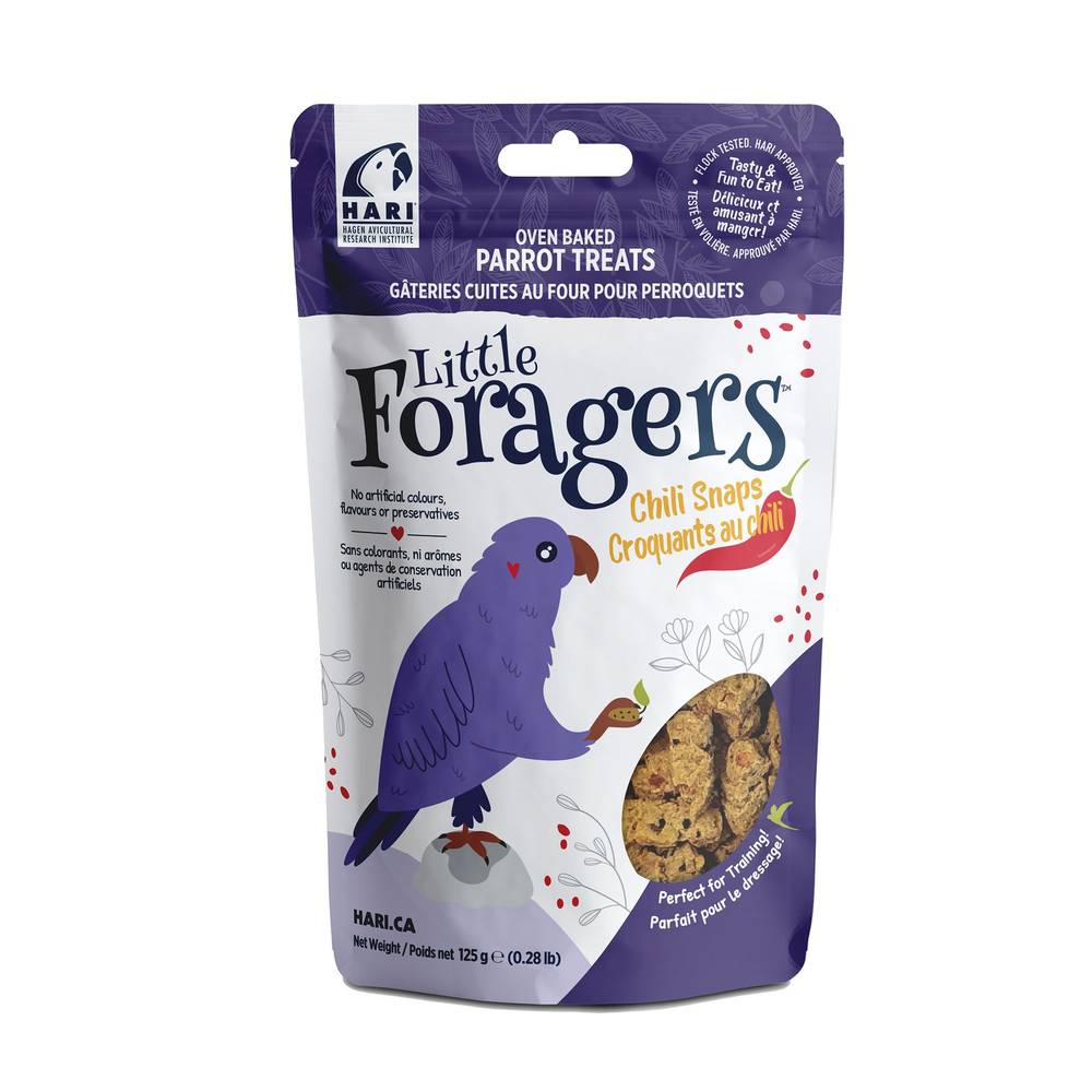 Hagen Hari Little Foragers Chili Snaps Oven Baked Parrot Treats - No Artificial Preservatives