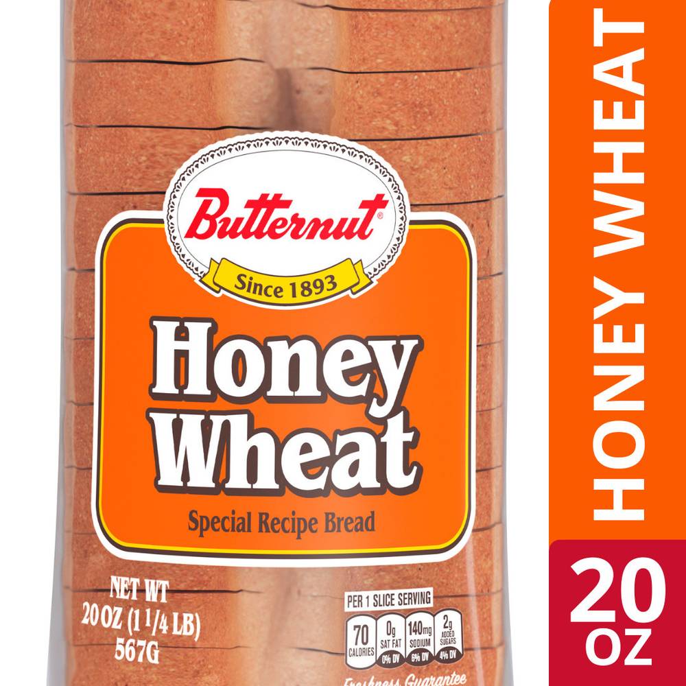 Butternut Honey Wheat Bread (20 oz)