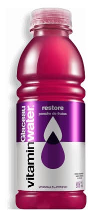 Vitaminwater · Bebida energética restore, ponche de frutas (500 ml)