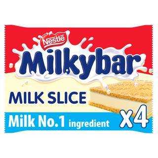 Milkybar Slice 4Pk 4 X 26G