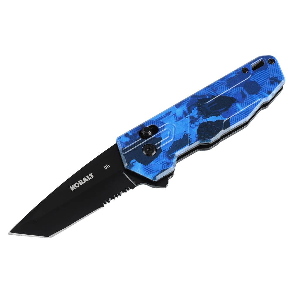 Kobalt 3-in Steel Tanto Pocket Knife | 410-046-0131