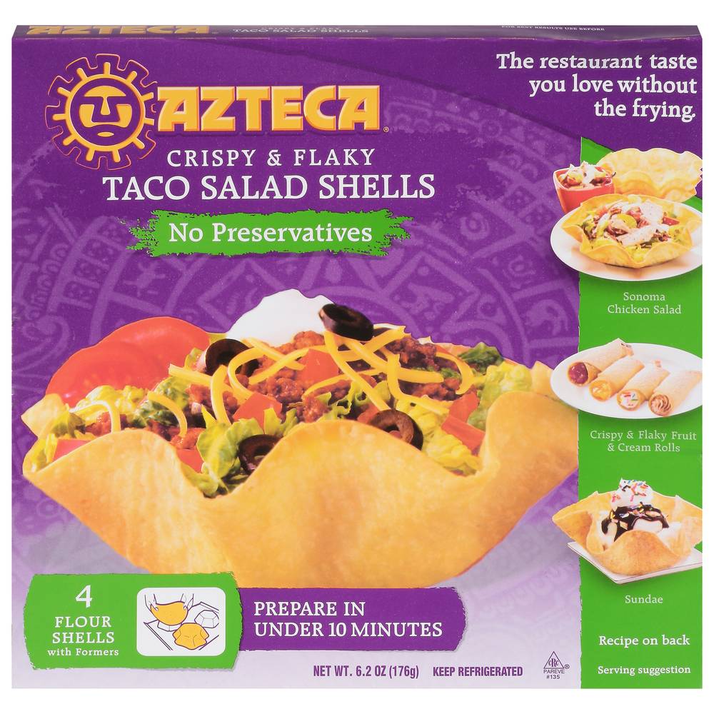 Azteca Crispy Taco Salad Shells (4 ct)