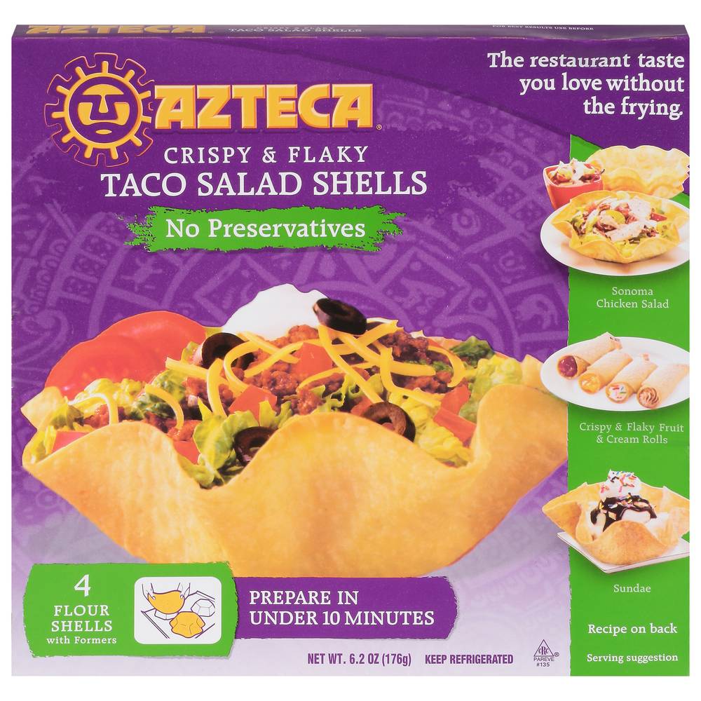 Azteca Crispy Taco Salad Shells (6.2 oz)