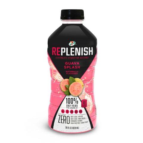 7-Select Replenish Sports Drink (28 fl oz) (guava splash )