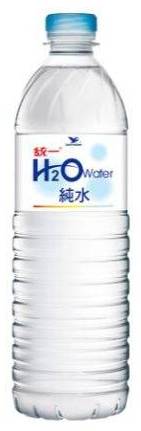 統一H2O純水600cc#4710088425317