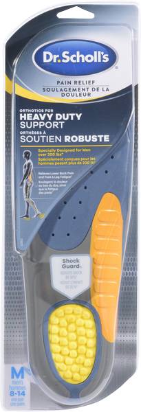 Dr. Scholl's Orthotics Heavy Duty Support For Men's, 8-14
